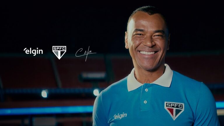 Elgin reforça posicionamento em ano de Copa do Mundo em Campanha com Cafu e SPFC