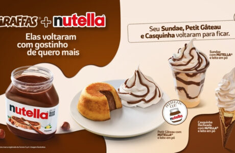 Giraffas inclui NUTELLA® ao cardápio fixo em todos os restaurantes do Brasil