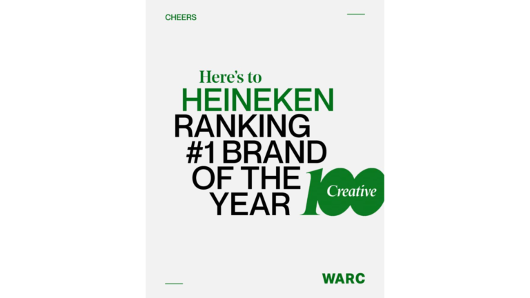 Heineken® é reconhecida como a marca de cerveja mais criativa do mundo