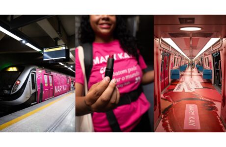Mary Kay leva propósito ao vagão feminino do MetrôRio