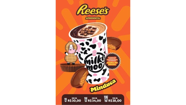 Reese’s e Milky Moo se unem para lançar milkshake exclusivo no Brasil