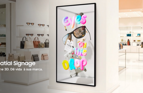 Samsung lança Spatial Signage no Brasil e inaugura nova era da sinalização digital 3D sem óculos