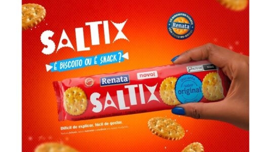 Selmi amplia portfólio da marca Renata com o lançamento do biscoito Saltix