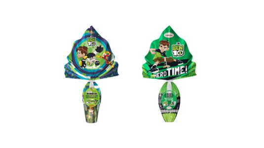 Top Cau apresenta ovos de Páscoa inspirados em Ben 10