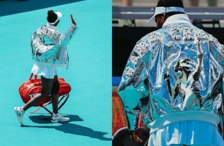 Venus Williams estreia no Miami Open com jaqueta exclusiva da Lacoste