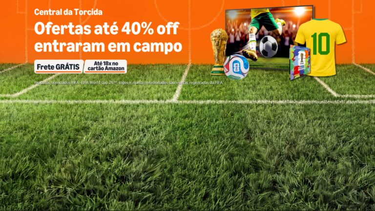 Amazon Brasil lança a 'Central da Torcida', página dedicada aos fãs de esportes