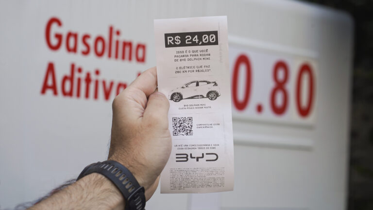 BYD abastece veículos concorrentes com ação inédita em SP