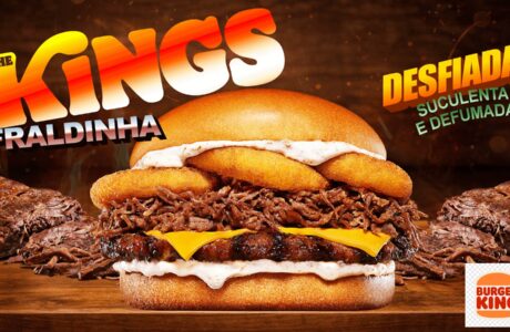 Burger King apresenta King Fraldinha e reforça democratização de ingredientes premium com a linha The Kings