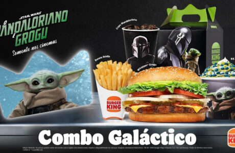 Burger King traz coleção de brinquedos e combo temático inspirados em STAR WARS O MANDALORIANO E GROGU