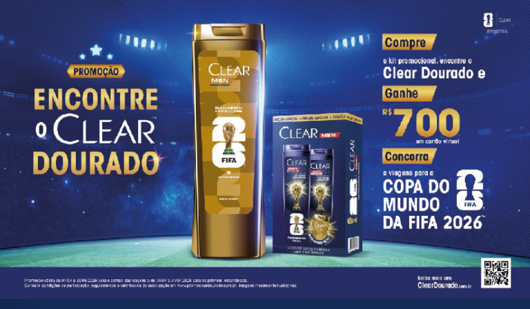 Caça ao Clear Dourado levará torcedores para a Copa do Mundo FIFA 2026