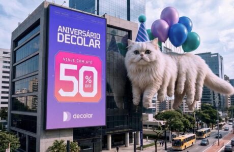 Campanha da Decolar usa IA e cenas hiper-realistas para promover descontos de até 50% desconto em viagens