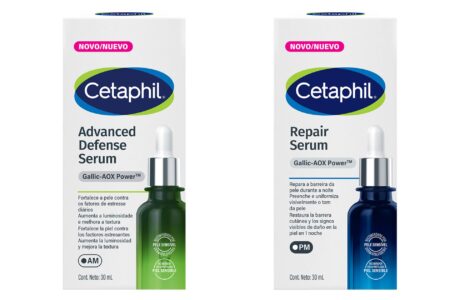Cetaphil lança nova linha de séruns AMPM inspirada no relógio biológico da pele