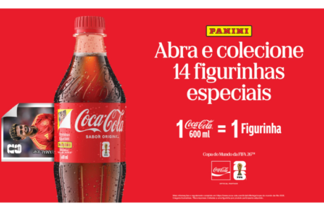 Collab entre Coca-Cola e Panini chega ao Brasil