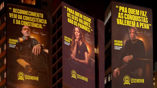 Eisenbahn anuncia Fogaça, Ana Paula Padrão e Ricardo Amorim como embaixadores