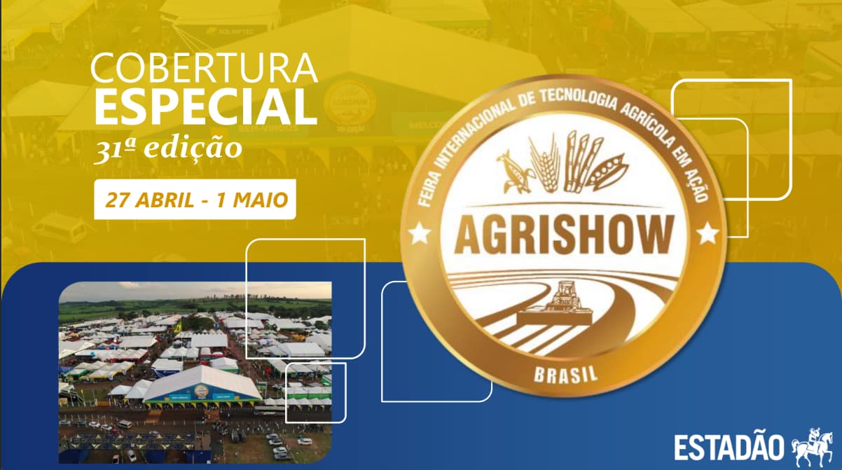 Estadão amplia cobertura multiplataforma na Agrishow 2026 e reforça protagonismo no agro