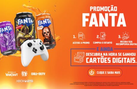 Fanta lança promoção com baús de recompensas e desafios por prêmios