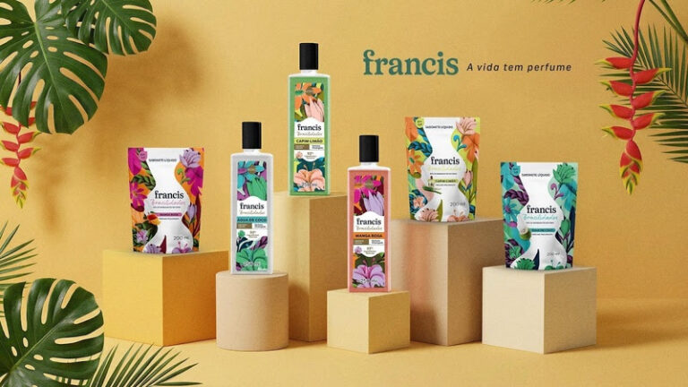 Francis lança sabonetes líquidos da linha Brasilidades e renova embalagens da linha Intenso