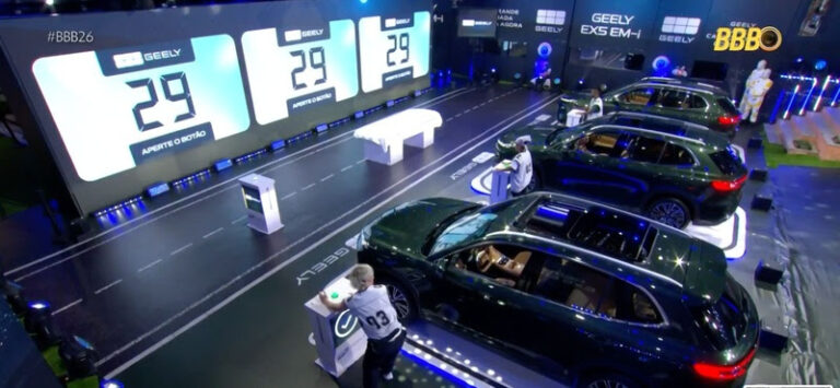 Geely EX5 EM-i foi a estrela da prova do finalista do BBB 2026