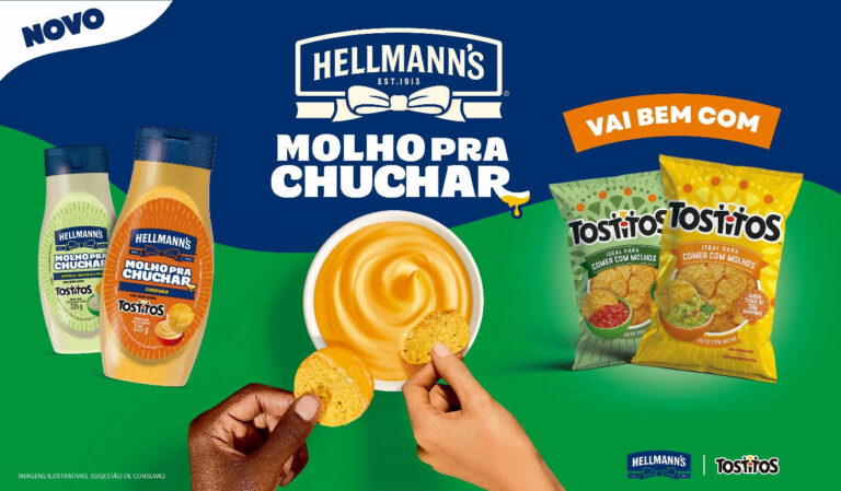 Hellmann’s e Tostitos® lançam linha de molhos para “chuchar” em parceria inédita