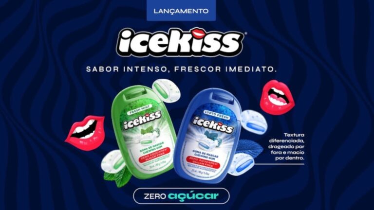 Icekiss lança goma de mascar e amplia atuação no mercado de candies