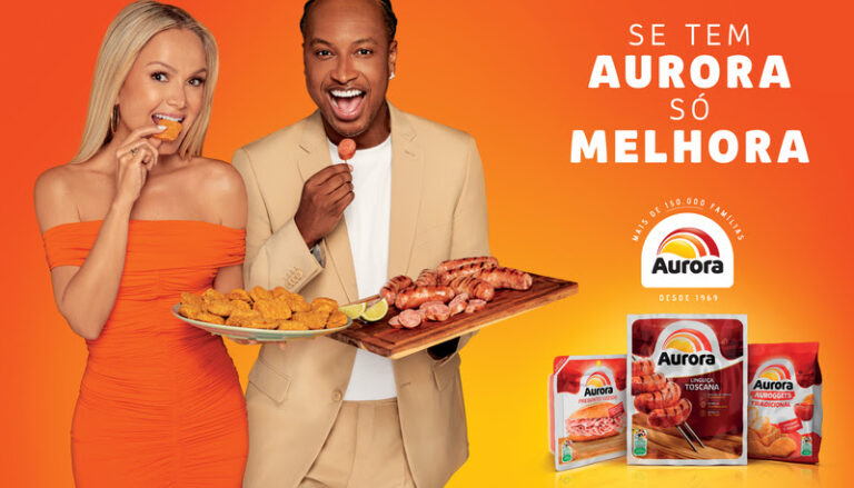 Marca Aurora apresenta novo posicionamento em campanha com Eliana e Thiaguinho