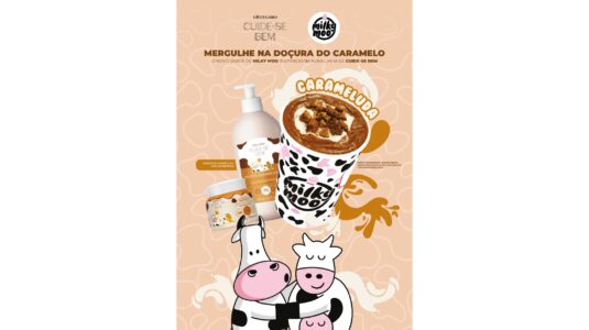 Milky Moo e O Boticário transformam fragrância em milkshake