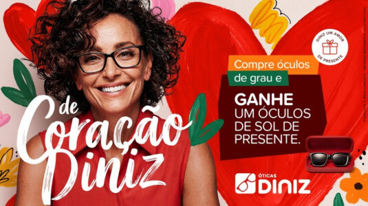 Óticas Diniz lança campanha “De Coração Diniz” para o Dia das Mães