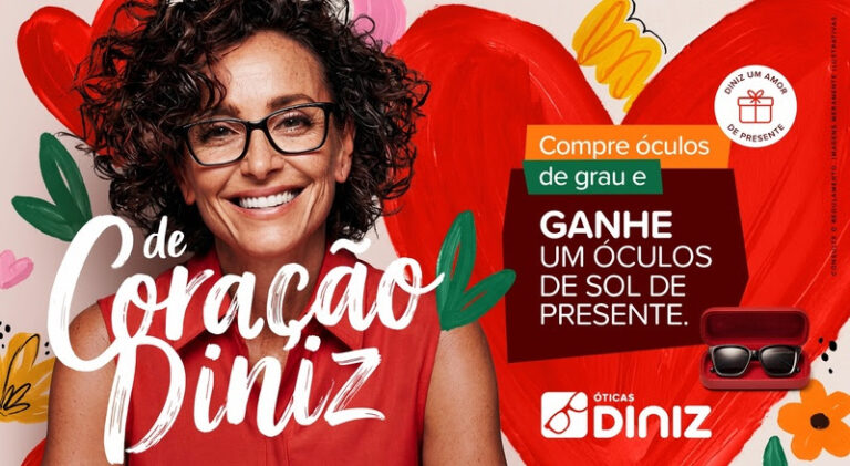 Óticas Diniz lança campanha “De Coração Diniz” para o Dia das Mães