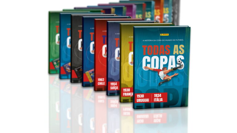 Panini apresenta a nova coleção de fascículos Todas as Copas