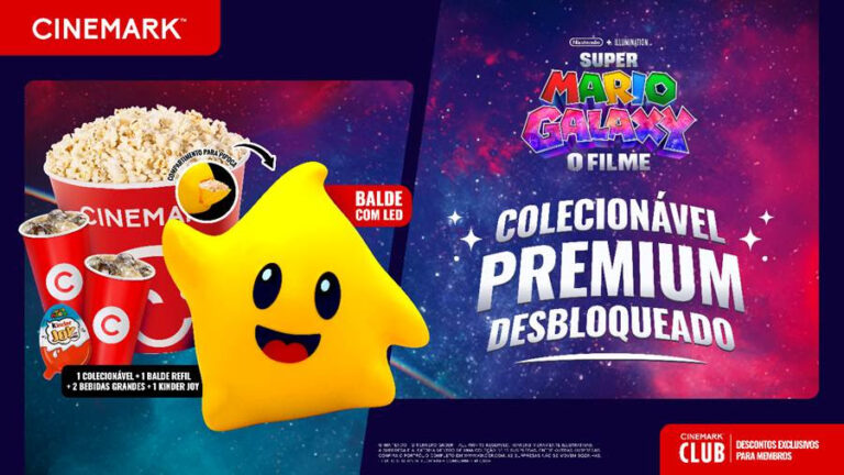 Parceria entre Kinder Joy e Cinemark leva fãs de Super Mario a uma experiência além do filme
