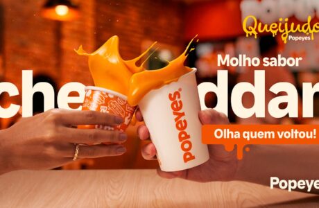 Popeyes anuncia o retorno triunfal de seu molho sabor cheddar