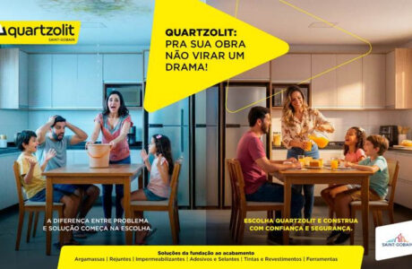 Quartzolit lança campanha focada em qualidade e prevenção na construção civil