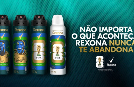 Rexona celebra a Copa do Mundo da FIFA 2026™ e lança latas colecionáveis ​​com Ronaldo Fenômeno e Vini Jr.