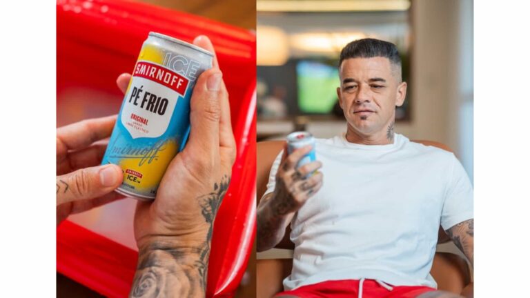 Smirnoff Ice envia latas Pé Frio ao ex-jogador argentino D’Alessandro