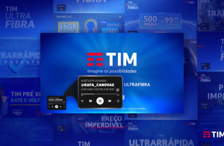 TIM transforma anúncios em palco para novos artistas