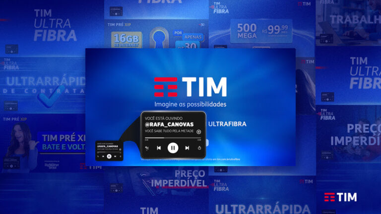 TIM transforma anúncios em palco para novos artistas