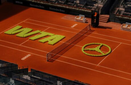 a Mercedes-Benz transforma a quadra central do Mutua Madrid Open