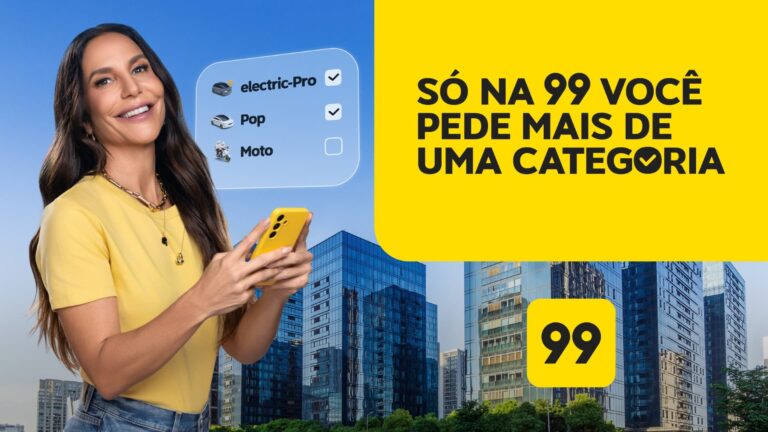 99 lança campanha focada na vertical de mobilidade para reforçar que é o “app que chega em todo lugar”