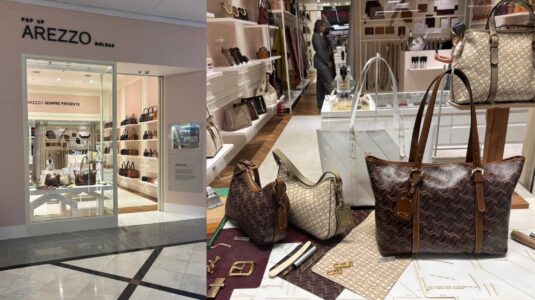 Arezzo inaugura pop-up dedicada a bolsas em São Paulo e apresenta monograma