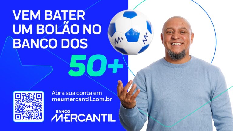 Banco Mercantil escala o craque Roberto Carlos para campanha na Copa