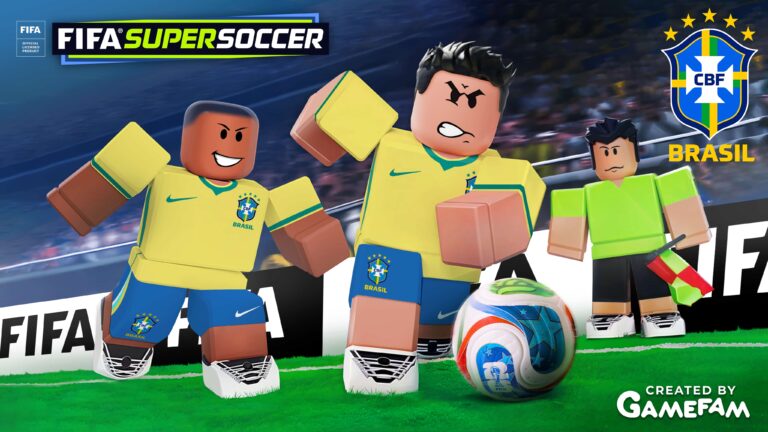 CBF e Gamefam lançam evento da Seleção Brasileira no FIFA Super Soccer na Roblox