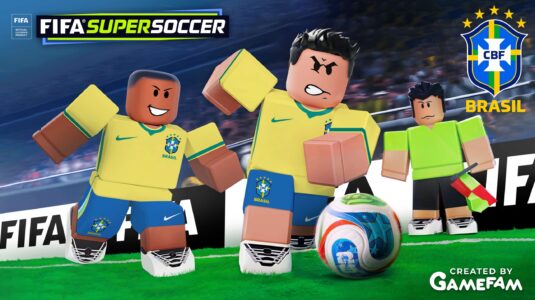 CBF e Gamefam lançam evento da Seleção Brasileira no FIFA Super Soccer na Roblox