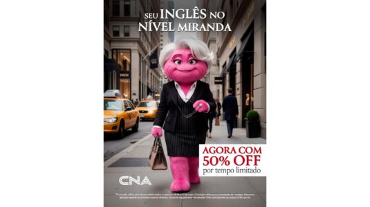 CNA lança campanha com condições exclusivas para o curso de inglês