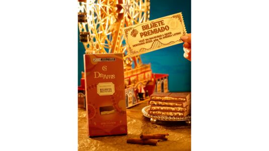 Cacau Show dá início à procura pelo bilhete premiado com edição especial do tablete Dreams