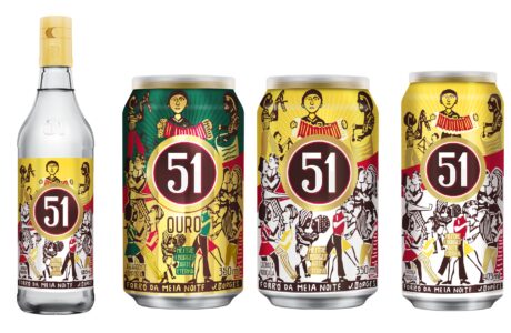 Cachaça 51 lança rótulo para São João e celebra o Nordeste projetado para o mundo na arte de J.Borges
