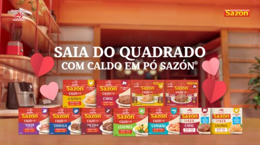 Caldo em Pó SAZÓN® volta à TV com campanha do Arnaldo e aposta em desafios culinários nas redes sociais
