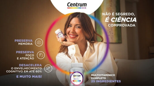 Centrum lança campanha para reposicionar saúde cognitiva como prioridade na vida adulta