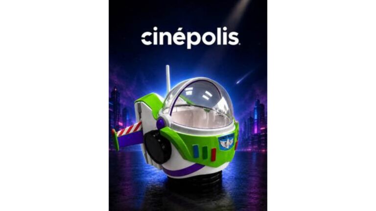 Cinépolis lança colecionável de Buzz Lightyear com balde e copo integrados para celebrar Toy Story 5