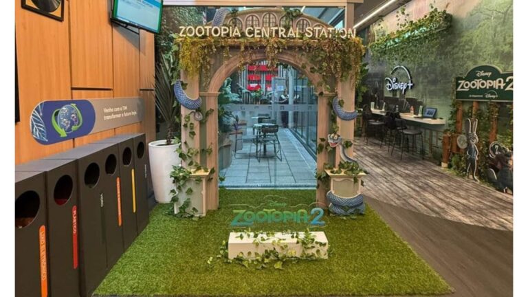 Da tela para a rua Zootopia 2 toma conta da loja conceito da TIM em São Paulo