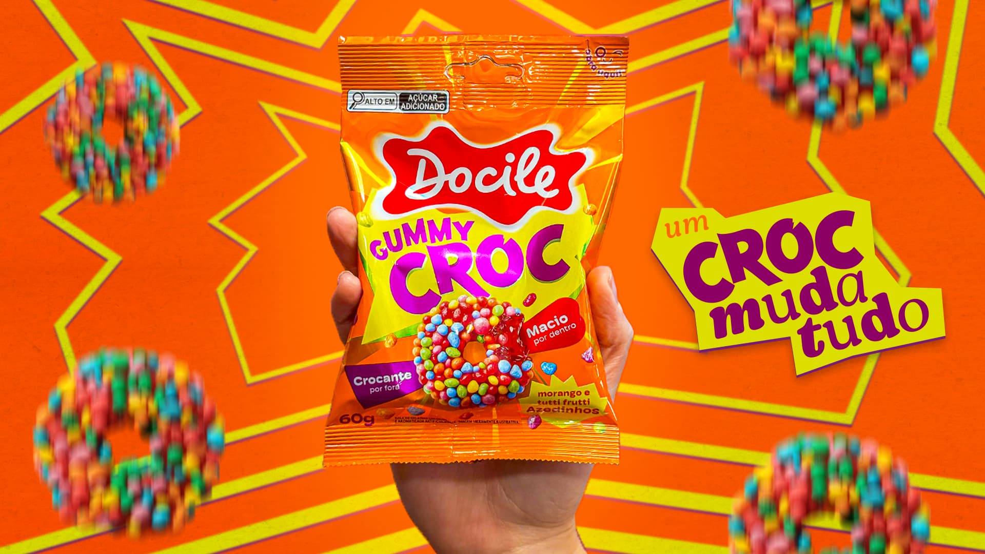 Docile transforma tendência global em lançamento inédito no Brasil com o novo Gummy Croc